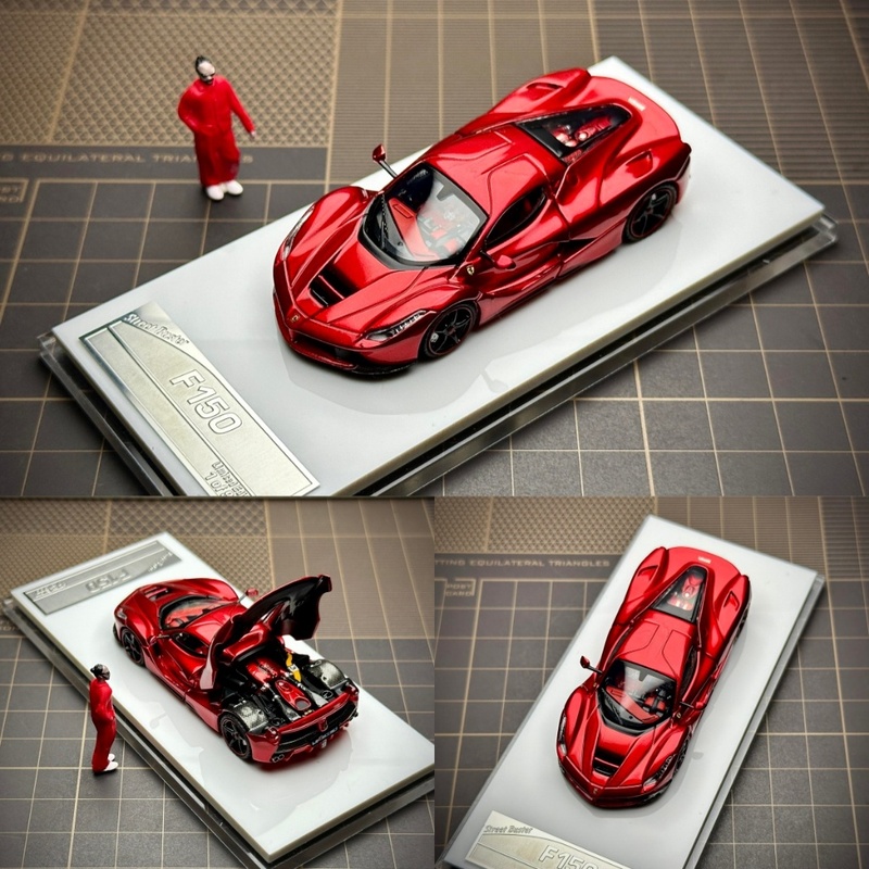 Die Cast Car 1 64 - ストリートバスター 1/64 フェラーリ ラフェラーリ F150 ルイス・ハミルトンの個人用車