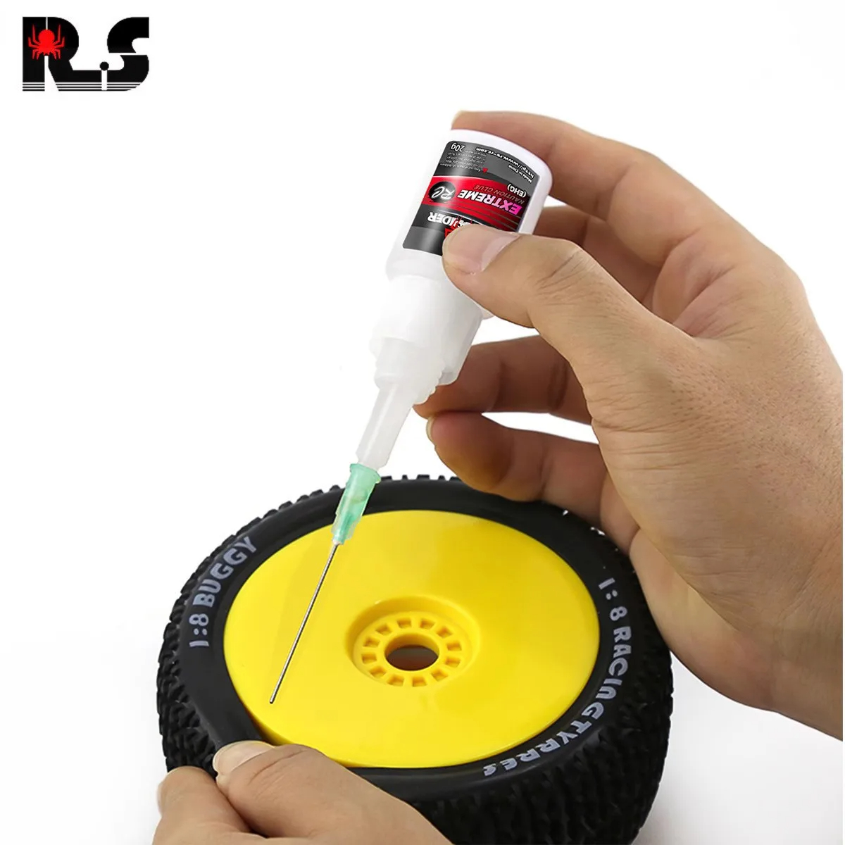 Tamiya Model Paint Set - ユニバーサルRCカーモデル,専用タイヤ接着剤,インスタント接着剤,強力なレーシングカー,オフロード,ビッグフットバギー,20g