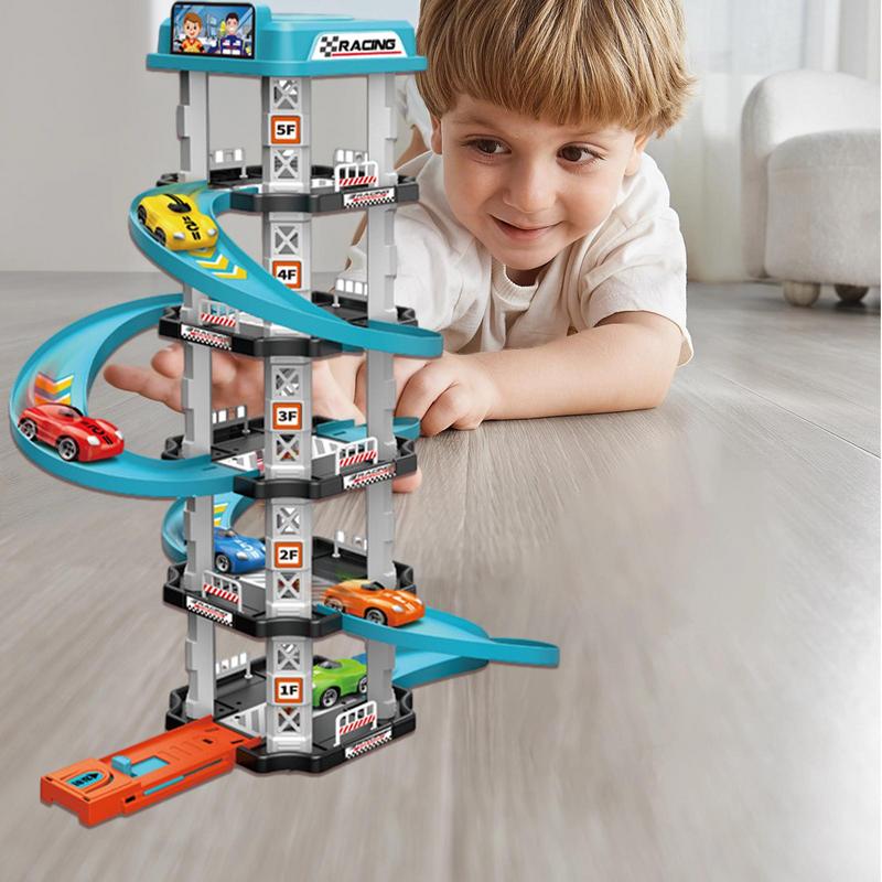 レーストラックカーランプおもちゃ子供用ガレージカタパルトトラ - Hot Wheels Car Track Sets のレビューと価格