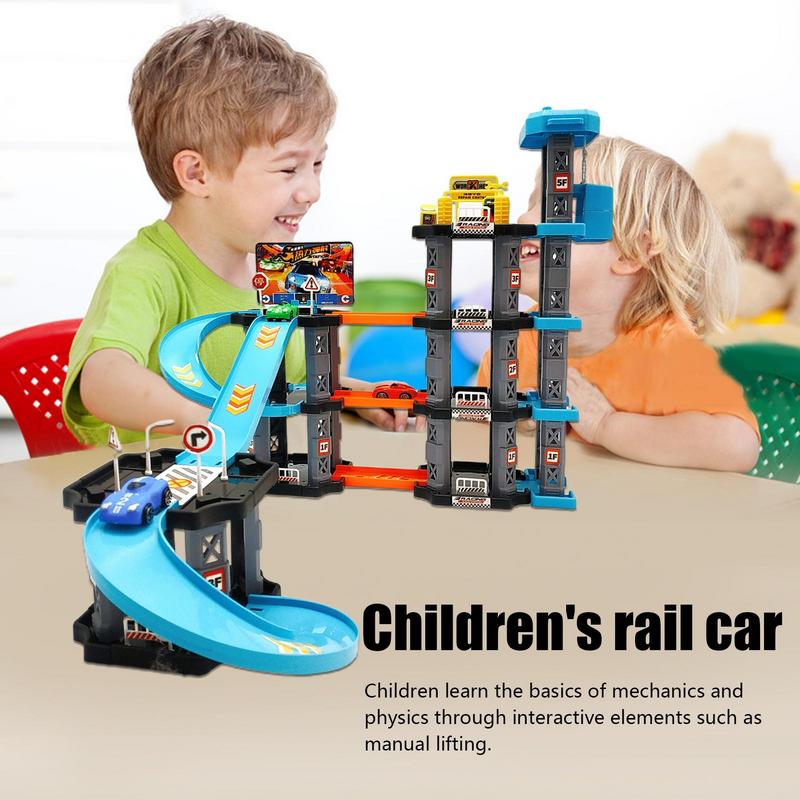 レーストラックカーランプおもちゃ子供用ガレージカタパルトトラ - Hot Wheels Car Track Sets のレビューと価格