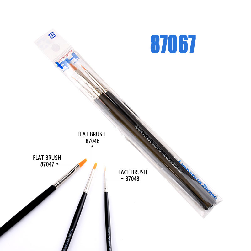 タミヤ87066/87067-3つのカラージェルブラシのセッ - Tamiya Model Paint Set のレビューと価格
