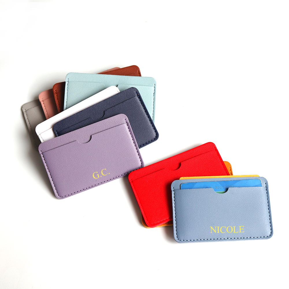 カスタムロゴ小さなカードホルダーパーソナライズされたイニシャ - Card Top Loader のレビューと価格