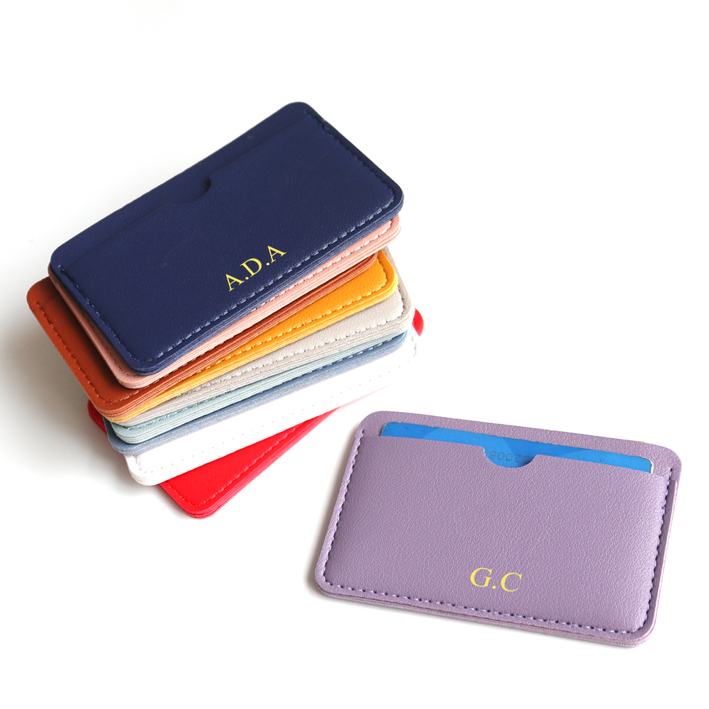 カスタムロゴ小さなカードホルダーパーソナライズされたイニシャ - Card Top Loader のレビューと価格