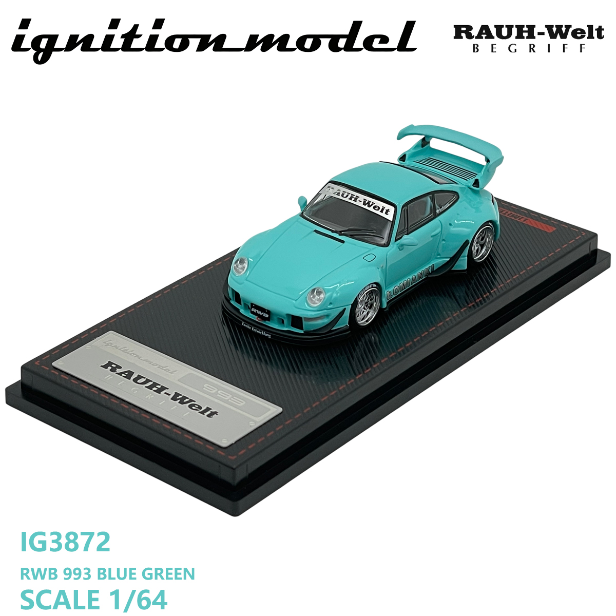 イグニッションモデル 1:64 ポルシェ 911 RWB 9 - Die Cast Car 1 64 のレビューと価格