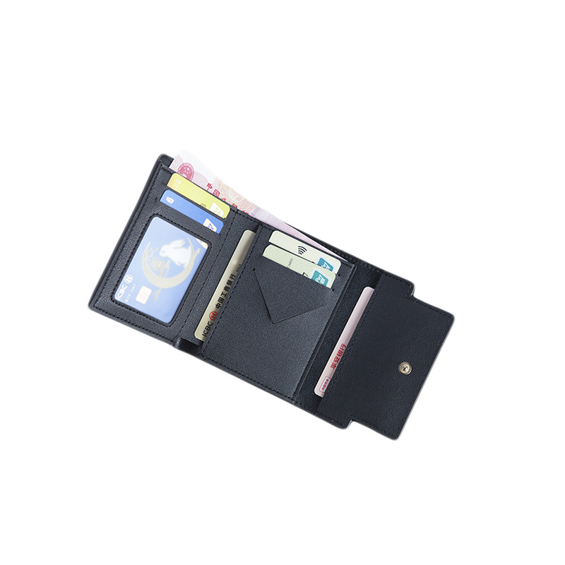 大容量女性用ショートカードウォレットマルチカードスロットソリ - Card Top Loader のレビューと価格