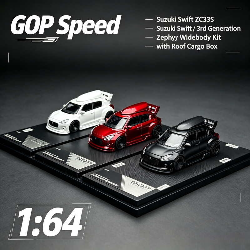 ゴップスピード 1/64 スズキ スイフトスポーツ ZC32 - Die Cast Car 1 64 のレビューと価格