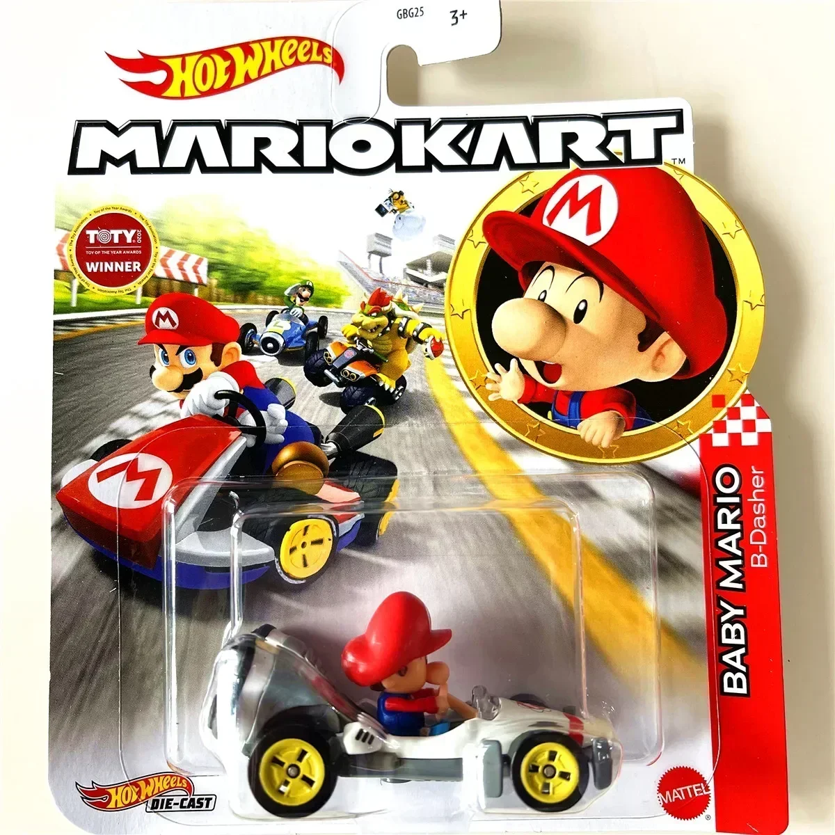 オリジナルホットホイールマリオカート1:64ダイキャストクッ - Hot Wheels Car Track Sets のレビューと価格