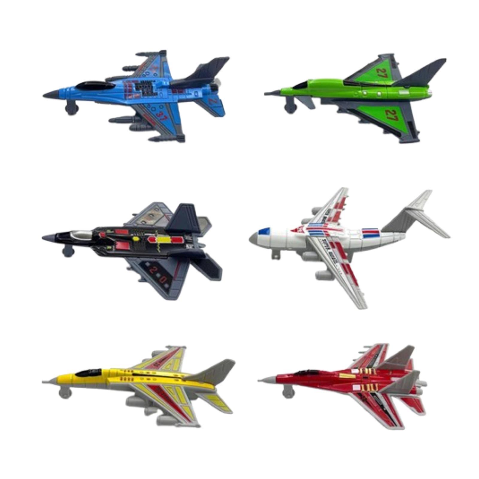 6x 合金金属航空機モデル ダイキャストメタル飛行機シミュレ - Model Airplane Plastic のレビューと価格