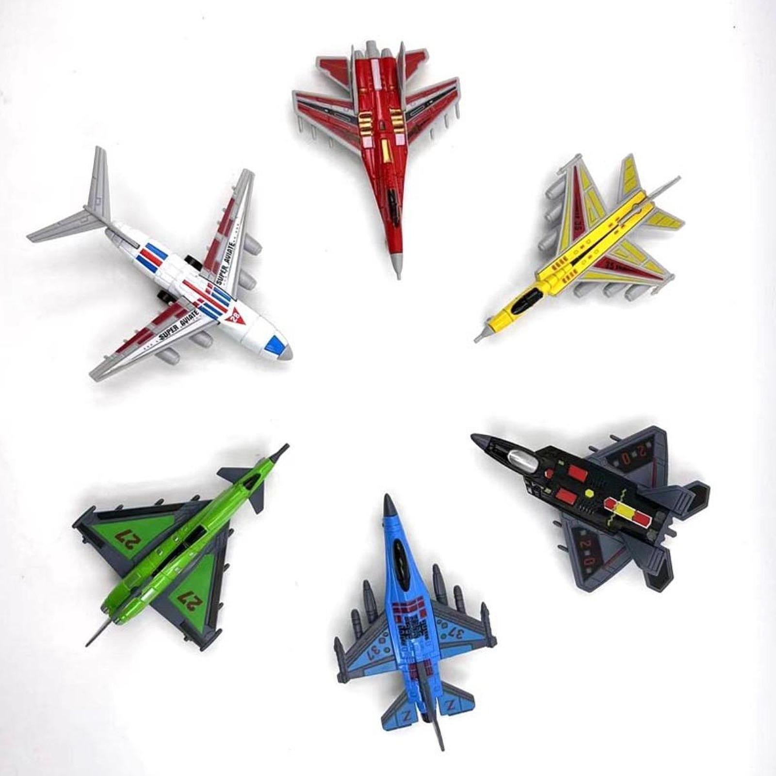 6x 合金金属航空機モデル ダイキャストメタル飛行機シミュレ - Model Airplane Plastic のレビューと価格