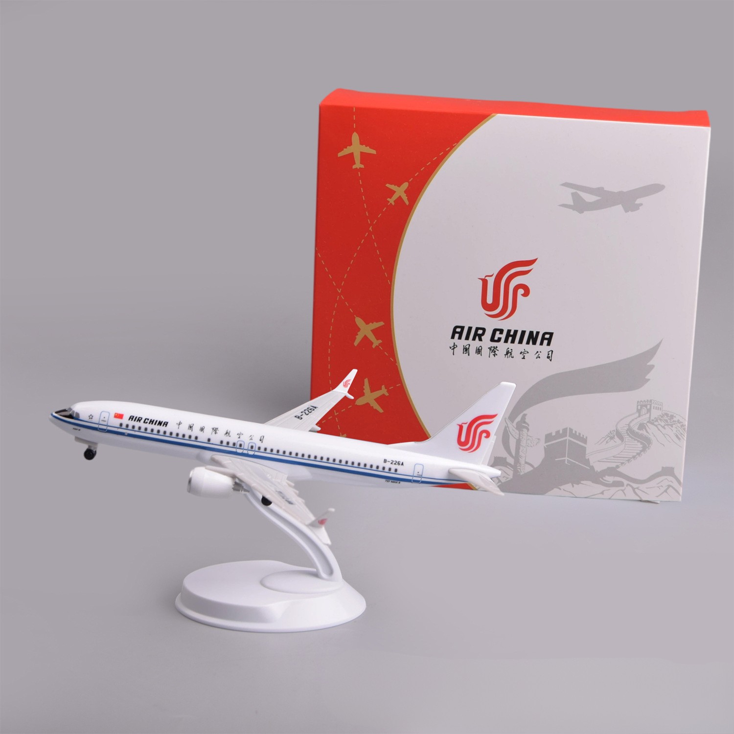 20cmプラスチック製模型飛行機、中国国際航空B737max - Model Airplane Plastic のレビューと価格
