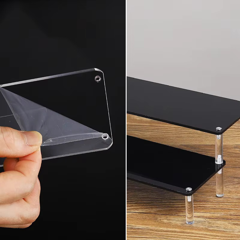 ブラックアクリルディスプレイシェルフスタンド、ファンコフィギ - Pop Display Shelf のレビューと価格